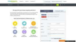 Dashboard - Create Account for Buy, Sale & Rental ... - India Property
