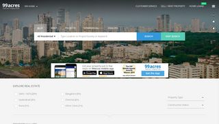 India Real Estate Property Site - Buy Sell Rent Properties Portal