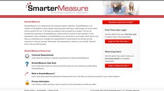 Assessment Login » SmarterMeasure » Learning Readiness Indicator