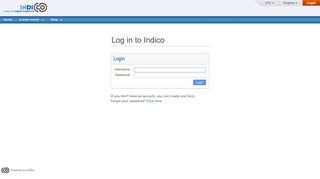 Login - Indico