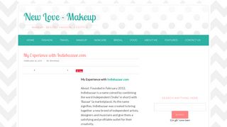 My Experience with Indiebazaar.com | New Love - Makeup