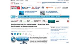 Online portals like Indiebazaar, Snapdeal see business traction with ...