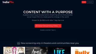 IndieFlix - Movies for Independent Thinkers