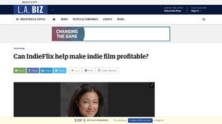 Can IndieFlix help make indie film profitable? - L.A. Biz