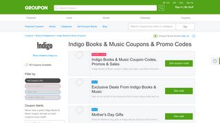 Indigo Books & Music Coupons & Promo Codes 2019 - Groupon