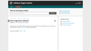 How to Sign Up for Indishare? : Indishare Support System