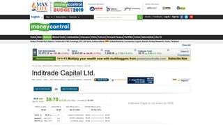 Inditrade Capital Ltd. Stock Price, Share Price, Live BSE/NSE ...
