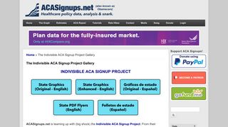 The Indivisible ACA Signup Project Gallery | ACA Signups
