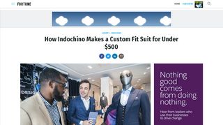 How Indochino Makes a Custom Fit Suit for Under $500 | Fortune