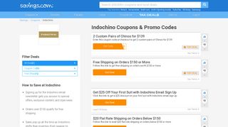 $25 Off Indochino Coupons, Promo Codes & Deals 2019 - Savings.com