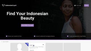 It's Free To Join - IndonesianCupid.com