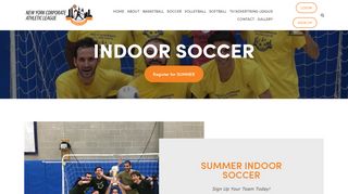 INDOOR SOCCER — New York Corporate Athletic League