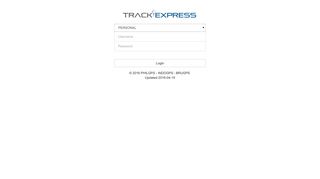 TrackExpress - Login