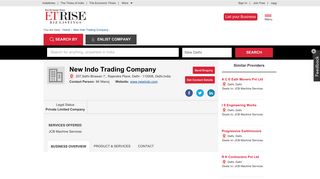 New Indo Trading Company - The Economic Times