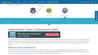 Indusind Bank Credit Card Statement Download Online & Also Get by ...