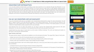 How to Earn & Redeem - Indusind Bank Credit Card Reward Points