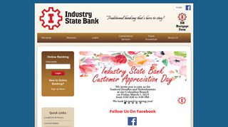 Industry State Bank > Home
