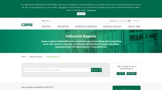 Industrial Reports | CBRE