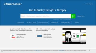 Reportlinker.com - Get Industry Insights Simply.