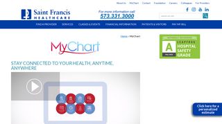 MyChart - Stay connected to your health, anytime, anywhere. - SFMC.net