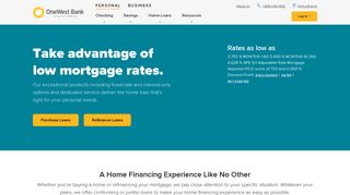 Home Loans and Mortgage Rates | OneWest Bank