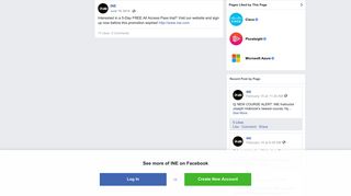 INE - Interested in a 5-Day FREE All Access Pass trial?... | Facebook