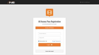 INE Members - All Access Pass Registration