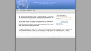 ISDH: Indiana State Department of Health