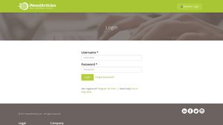 Login - iNeedArticles.com