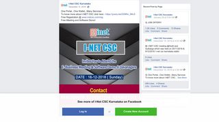 One Portal...One Wallet...Many Services... - I-Net CSC ... - Facebook