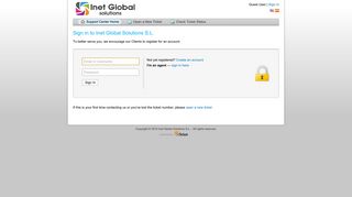 Sign in to Inet Global Solutions SL