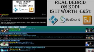 REAL DEBRID ON KODI IS IT WORTH THE MONEY? by Gadget ...
