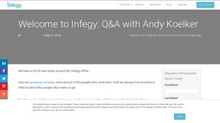 Welcome to Infegy: Q&A with Andy Koelker