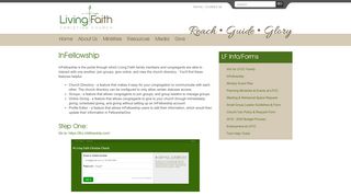 InFellowship (LF Info/Forms) - Living Faith Christian Church
