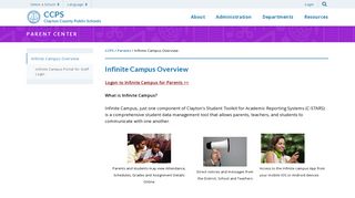 Infinite Campus Overview - CCPS