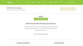 Welcome to Campus. · Infinite Campus - Baltimore