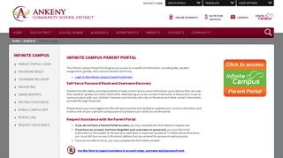 Infinite Campus / Parent Portal Login - Ankeny