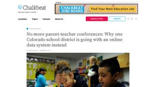 No more parent-teacher conferences: Why one Colorado school ...