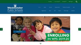 Westminster Public Schools - Where Education is Personal / Homepage