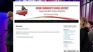 Business - Boone Community School District