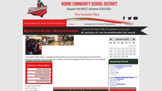 Boone Community School District: Boone Schools