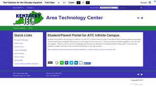 Student/Parent Portal for ATC Infinite Campus - Warren County Area ...
