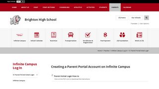 Infinite Campus Log In / IC Parent Portal Initial Login - School District 27J