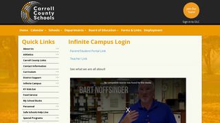 Infinite Campus Login - Carroll County Schools