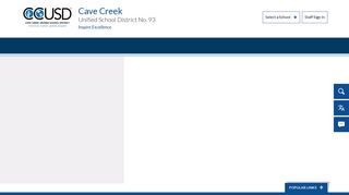 Infinite Campus - Grade Portal - Cave Creek Unified School District