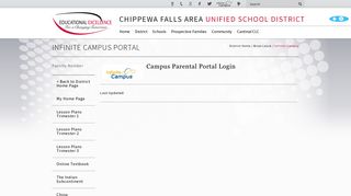 Chippewa Falls Area Unified School District - Infinite Campus Portal ...