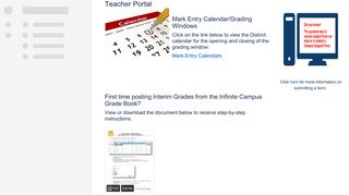 Teacher Portal - Infinite Campus Dashboard - Columbus City Schools ...