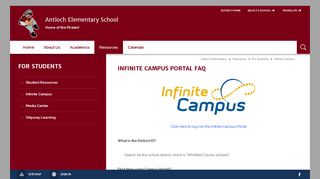 For Students / Infinite Campus - Whitfield County Schools