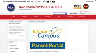 Infinite Campus update - Daviess County Public Schools