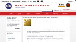 Infinite Campus Parent Portal app now available for Android - Daviess ...